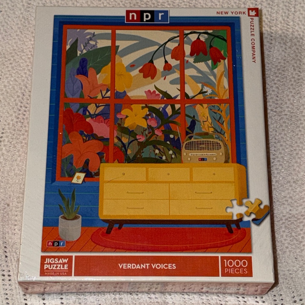 NPR‎ jigsaw puzzle “verdant voices” - 1000 pieces NEW Sealed